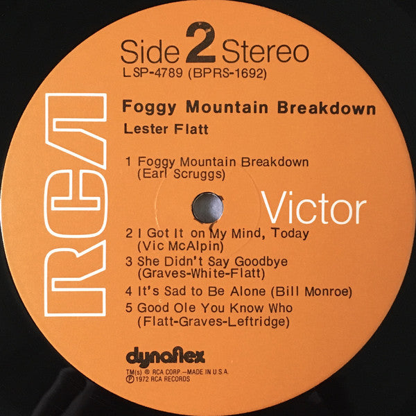 Lester Flatt : Foggy Mountain Breakdown (LP, Album)