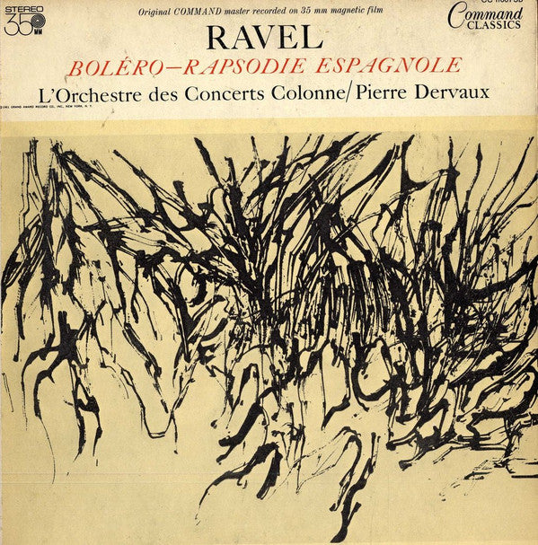 Maurice Ravel - Orchestre Colonne, Pierre Dervaux (2) : Boléro – Rapsodie Espagnole (LP, Gat)