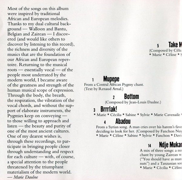 Zap Mama : Adventures in Afropea 1 (CD, Album)