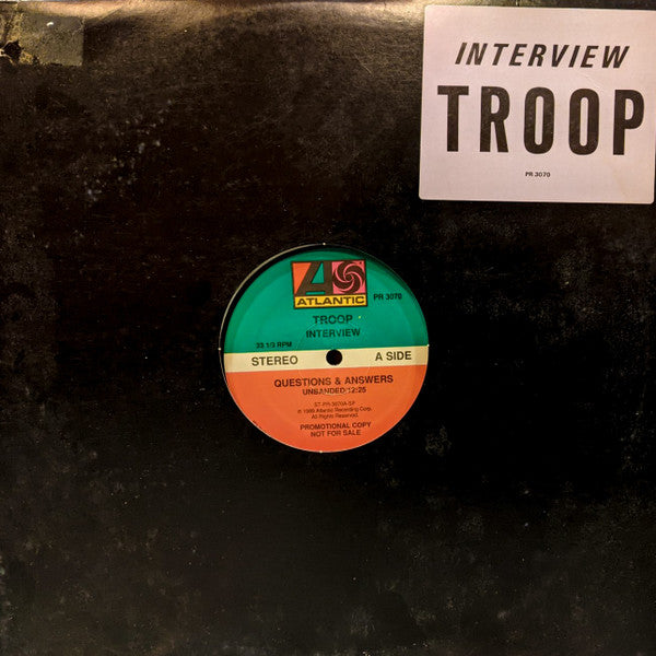 Troop (3) : Interview (12", Promo)