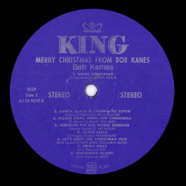 Bob Kames : Merry Christmas From Bob Kames And The New Hammond Organ X-66 (LP, Album)