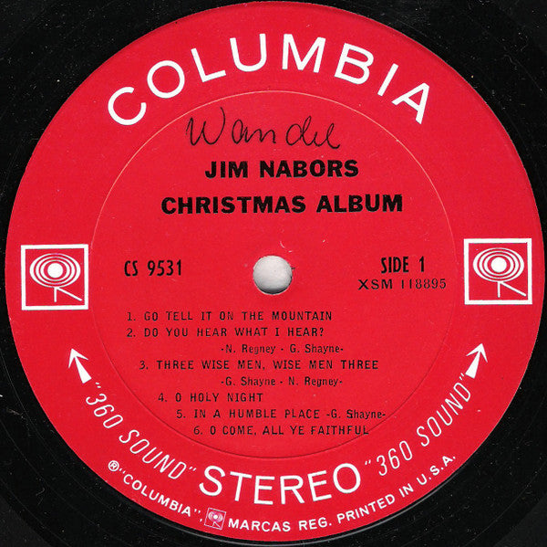 Jim Nabors : Jim Nabors' Christmas Album (LP, Album, Ter)