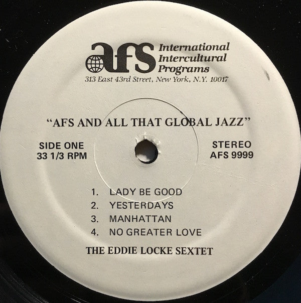 Eddie Locke Sextet : "Afs And All That Global Jazz" (LP, Album)
