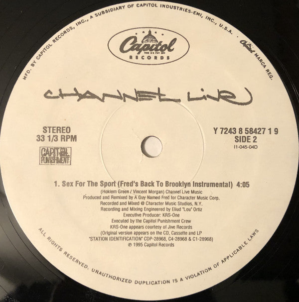 Channel Live : Sex For The Sport (12")