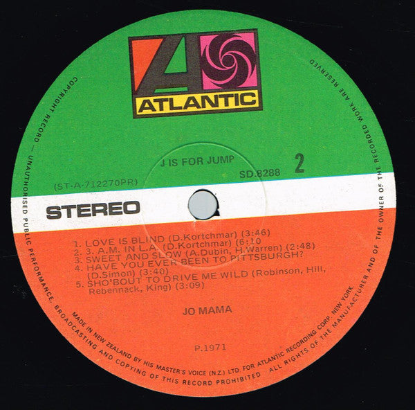 Jo Mama : J Is For Jump (LP, Album)
