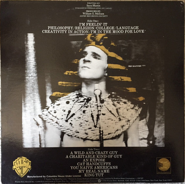 Steve Martin (2) : A Wild And Crazy Guy (LP, Album, Club, RE, San)