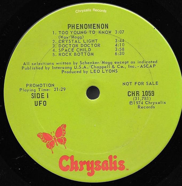 UFO (5) : Phenomenon (LP, Album, Promo)