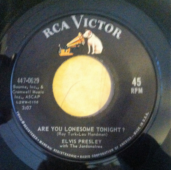 Elvis Presley : Are You Lonesome Tonight? / I Gotta Know (7", Single, RE)