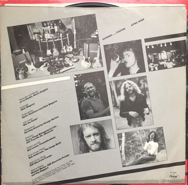April Wine : Harder.....Faster (LP, Album)