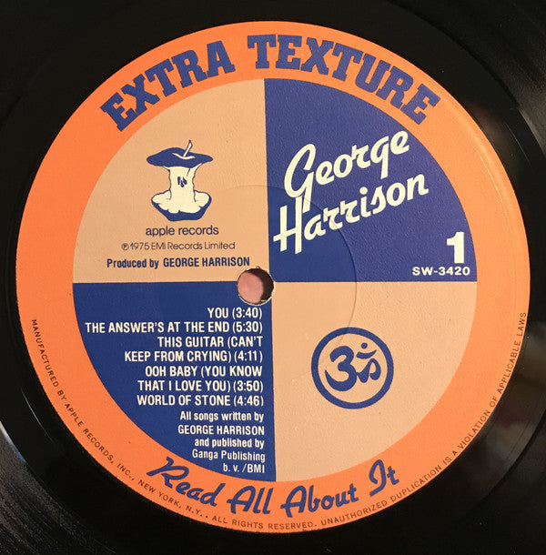 George Harrison : Extra Texture (Read All About It) (LP, Album, Los)