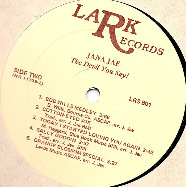 Jana Jae : The Devil You Say! (LP, Album)
