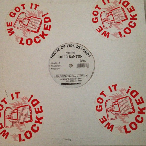 Dilly Banton : My Body (12", Maxi, Promo)