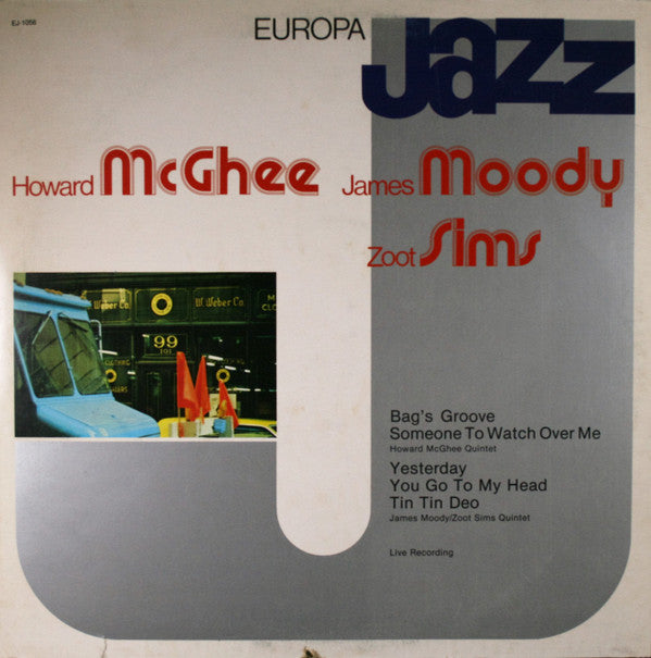 Howard McGhee, James Moody, Zoot Sims : Europa Jazz (LP, Mono)
