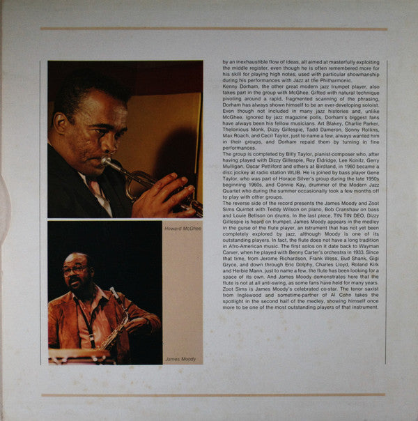 Howard McGhee, James Moody, Zoot Sims : Europa Jazz (LP, Mono)