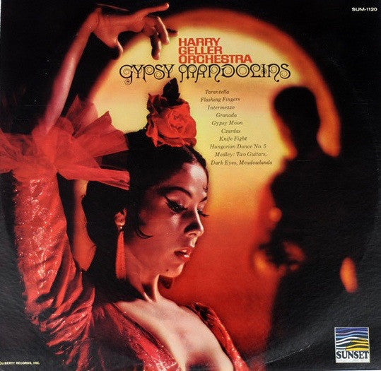 Harry Geller And His Orchestra : Gypsy Mandolins (LP, Mono, RE)