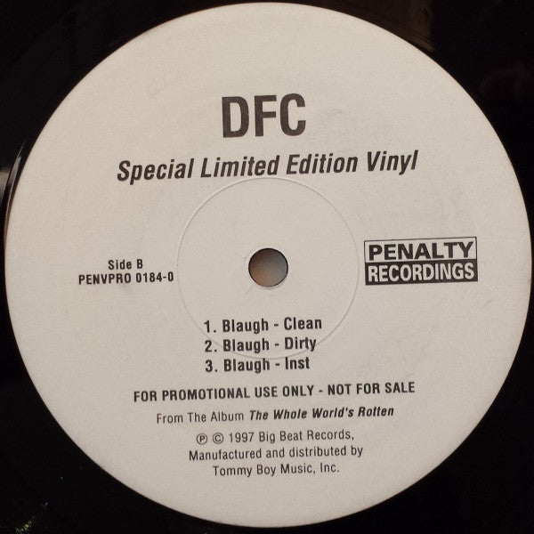 DFC (2) : Listen (Five Minutes) / Blaugh (12", Ltd, Promo)