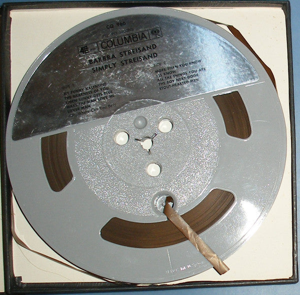 Barbra Streisand : Simply Streisand (Reel, 4tr Stereo, 7" Reel, Album)