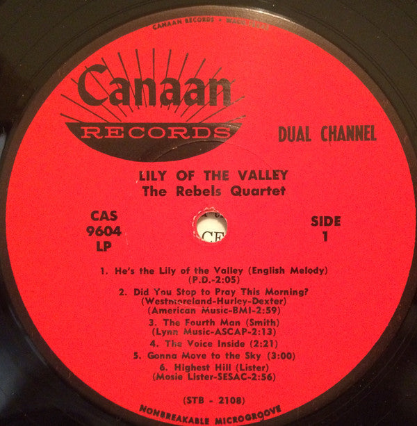 Rebels Quartet : Lily Of The Valley (LP)