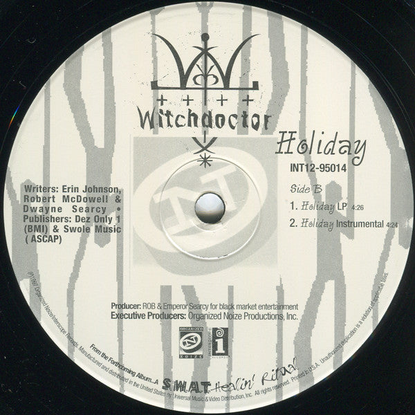 Witchdoctor : Holiday (12")
