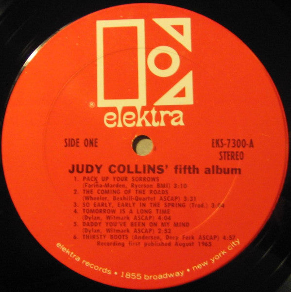 Judy Collins : Judy Collins' Fifth Album (LP, Album, RE, Pit)