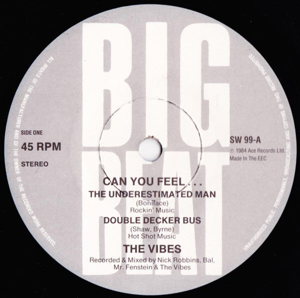 The Vibes : Can You Feel (7", EP, Gre)