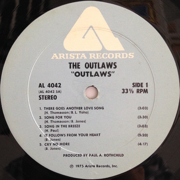 The Outlaws* : Outlaws (LP, Album)