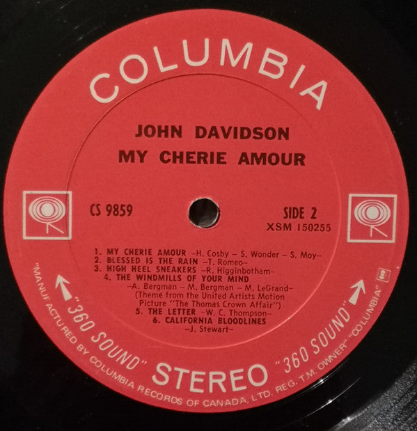John Davidson : My Cherie Amour (LP, Album)