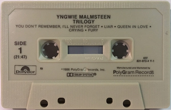Yngwie J. Malmsteen* : Trilogy (Cass, Album, Dol)
