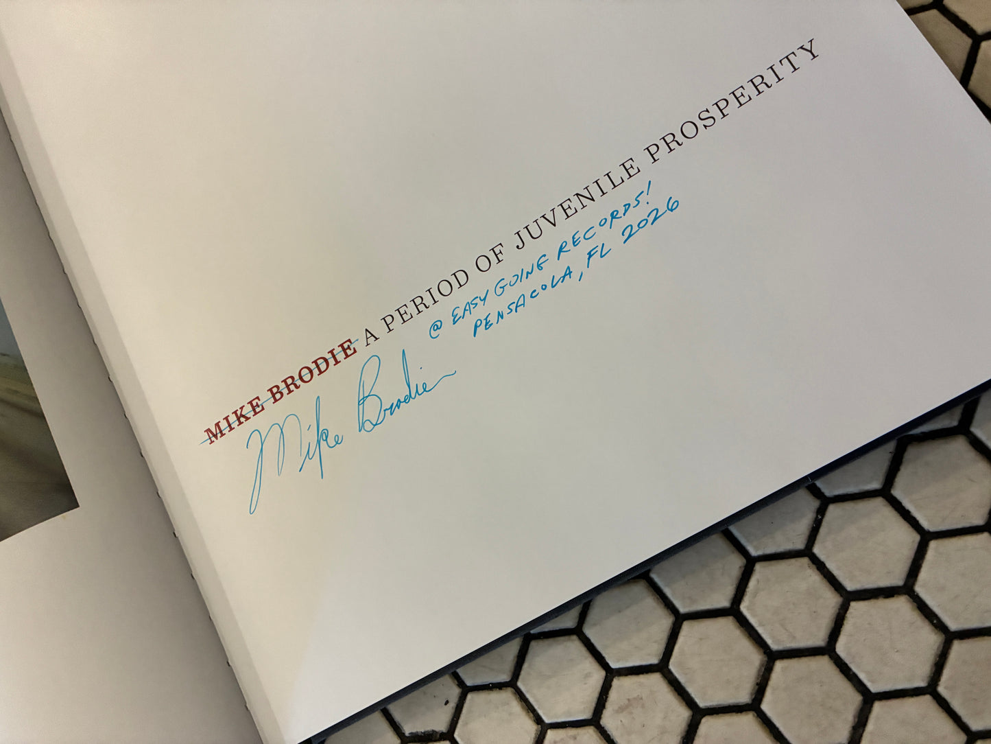 Signed Mike Brodie - A Period of Juvenile Prosperity 5th edition