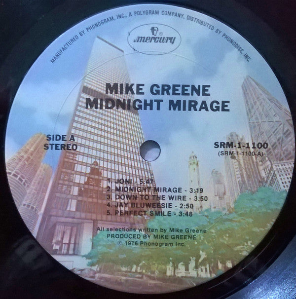 Mike Greene (3) : Midnight Mirage (LP, Album)