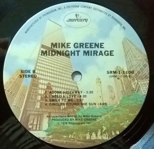 Mike Greene (3) : Midnight Mirage (LP, Album)