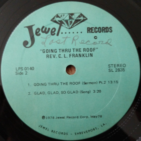 Rev. C.L. Franklin* : Going Thru The Roof (LP, Album)