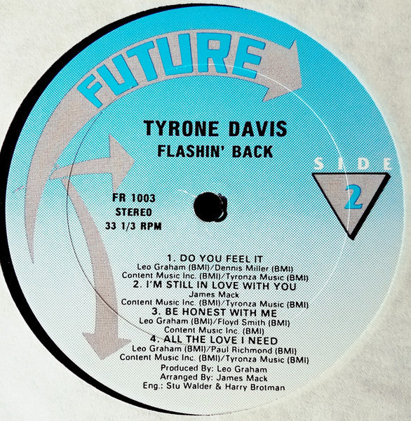 Tyrone Davis : Flashin' Back (LP, Album)