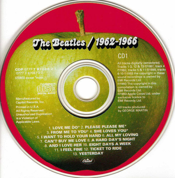 The Beatles : 1962-1966 (2xCD, Comp, RE, RP)