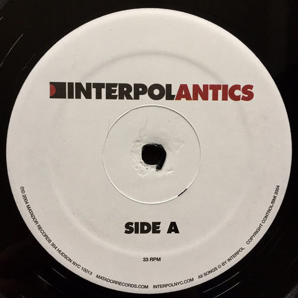 Interpol : Antics (LP, Album, RE)