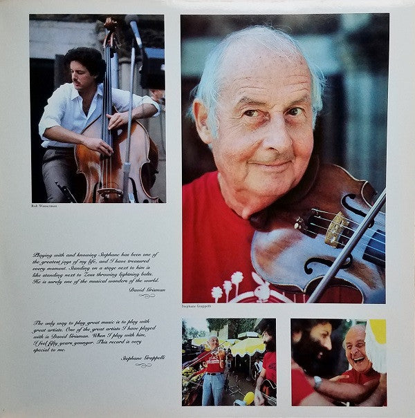 Stephane Grappelli* / David Grisman : Live (LP, Wak)