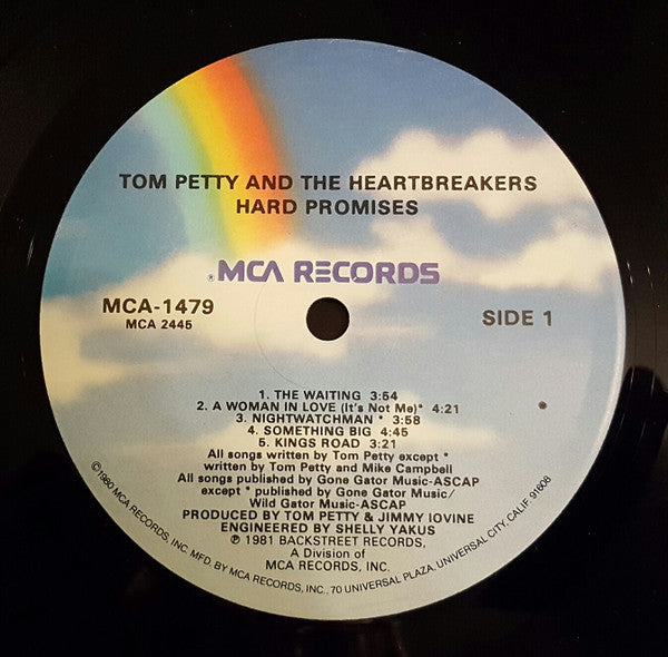 Tom Petty And The Heartbreakers : Hard Promises (LP, Album, RE, Pin)