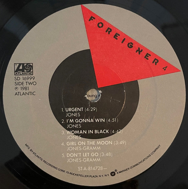 Foreigner : 4 (LP, Album, Spe)