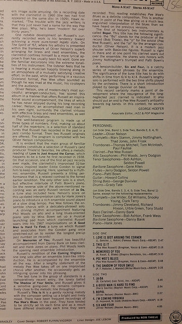 Pee Wee Russell And Oliver Nelson And His Orchestra : The Spirit Of '67 (LP, Album, RE, Gat)