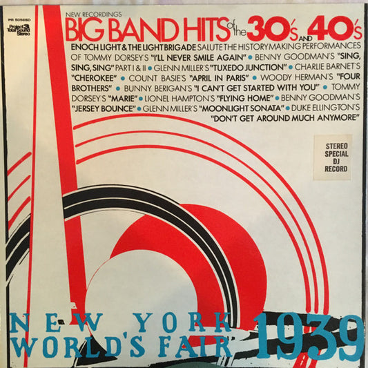 Enoch Light & The Light Brigade* : Big Band Hits Of The 30's & 40's (LP, Comp, Promo)