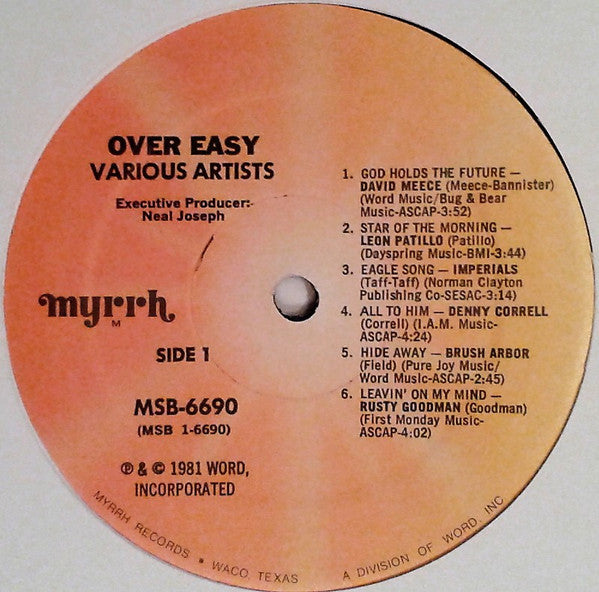 Various : Over Easy (LP, Comp)