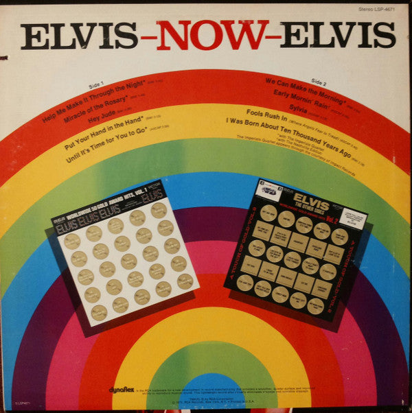 Elvis* : Elvis Now (LP, Album, Ind)