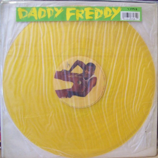 Daddy Freddy : Daddy Freddy's In Town / We Are The Champions (12", Yel)