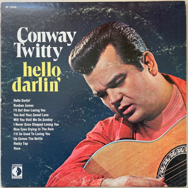 Conway Twitty : Hello Darlin' (LP, Album, Pin)