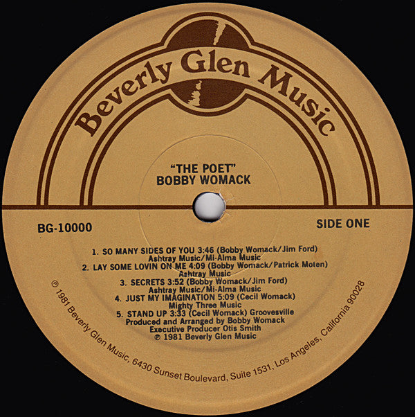 Bobby Womack : The Poet (LP, Album, PRC)