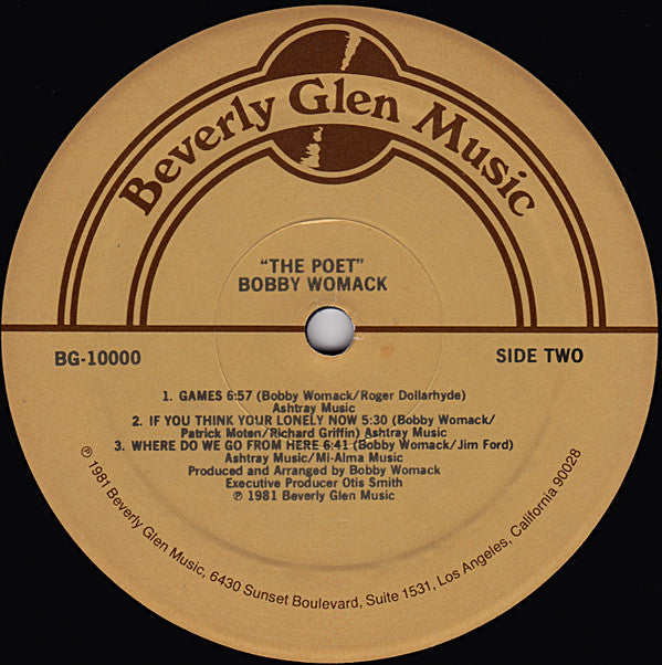 Bobby Womack : The Poet (LP, Album, PRC)