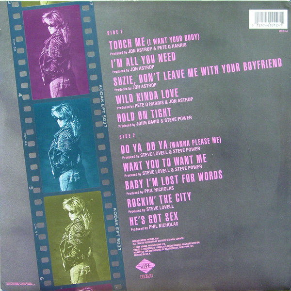 Samantha Fox : Touch Me (LP, Album, Ind)