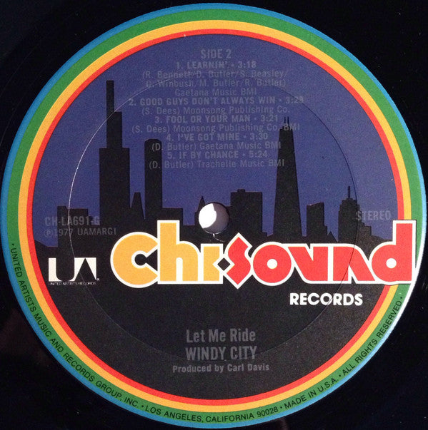 Windy City (2) : Let Me Ride (LP, Album, Ter)