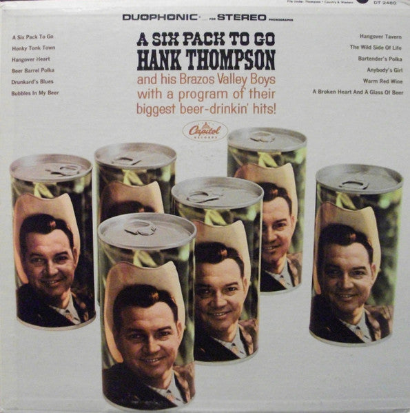 Hank Thompson And His Brazos Valley Boys : A Six Pack To Go (LP, Album, Los)