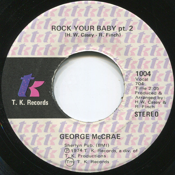 George McCrae : Rock Your Baby (7", Single)